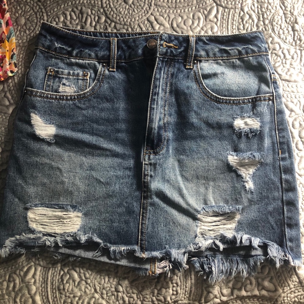 denim skirt